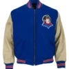 Pittsburgh Pirates 1945 Authentic Ebbets Royal Blue Wool & Leather Varsity Jacket