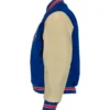 Pittsburgh Pirates 1945 Authentic Ebbets Royal Blue Wool & Leather Varsity Jacket 2