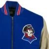 Pittsburgh Pirates 1945 Authentic Ebbets Royal Blue Wool & Leather Varsity Jacket 3