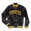 Pittsburgh Pirates Lightweight Satin Full-Snap Full-Snap Satin Varsity Jacket