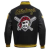 Pittsburgh Pirates Mashup Logo Wool & Leather Varsity Jacket 2