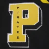 Pittsburgh Pirates Mashup Logo Wool & Leather Varsity Jacket 4
