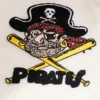 Pittsburgh Pirates Retro Classic Full-Snap White Satin Varsity Jacket 4