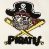 Pittsburgh Pirates Retro Classic Rib White & Black Varsity Jacket 4
