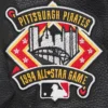 Pittsburgh Pirates Retro Classic Women’s Black Wool & Leather Varsity Jacket 4