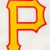 Pittsburgh Pirates Retro Classic Women’s Full-Snap White Satin Varsity Jacket 6