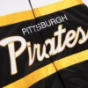 Pittsburgh Pirates Special Script Satin Varsity Jacket – BlackWhite 3