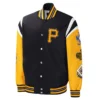 Pittsburgh Pirates Title Holder Full-Snap Varsity BlackYellow Jacket