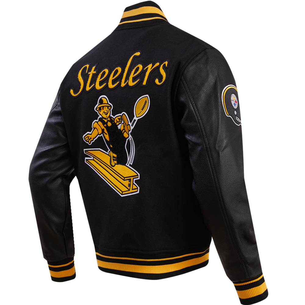 Pittsburgh Steelers Retro Classic Wool Jacket 3
