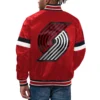 Portland Trail Blazers Home Game Varsity Red Jacket 1