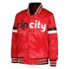 Portland Trail Blazers Home Game Varsity Red Jacket 2