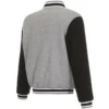 Portland Trail Blazers Two Tone Grey Varsity Jacket 1