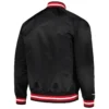 Portland Trail Throwback Wordmark Black Varsity Jacket 1
