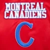 Red Montreal Canadiens Retro Varsity Jacket 7