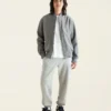 Root Classic 2.0 Grey Wool and Leather Varsity Jacket 6