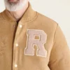 Roots Shearling Camel Varsity Jacket 3