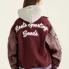 Roots Sporting Goods Maroon Wool Varsity Jacket 1