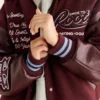 Roots Sporting Goods Maroon Wool Varsity Jacket 4