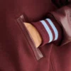 Roots Sporting Goods Maroon Wool Varsity Jacket 8