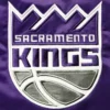 Sacramento Kings Leader Black and Purple Satin Varsity Jacket 2