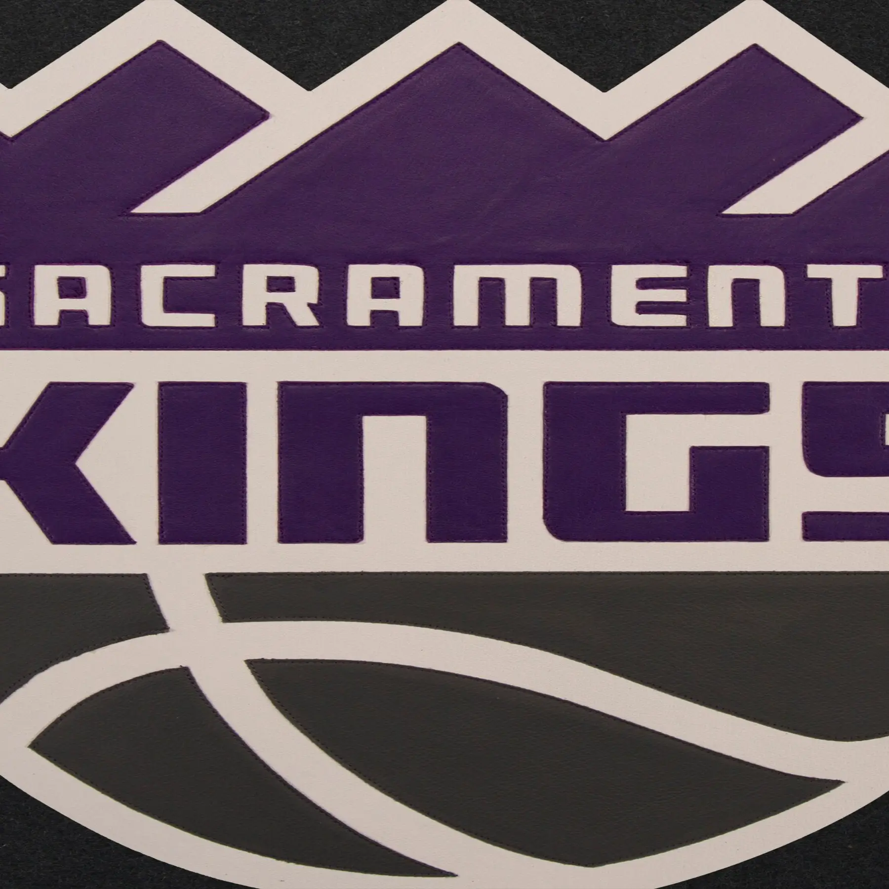 Sacramento Kings One Color Full Wool Varsity Black Jacket 3