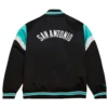 San Antonio Spurs Cooperstown Heavyweight Full-Snap Satin Varsity Jacket 1