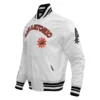 San Antonio Spurs New City Edition White Varsity Jacket 1