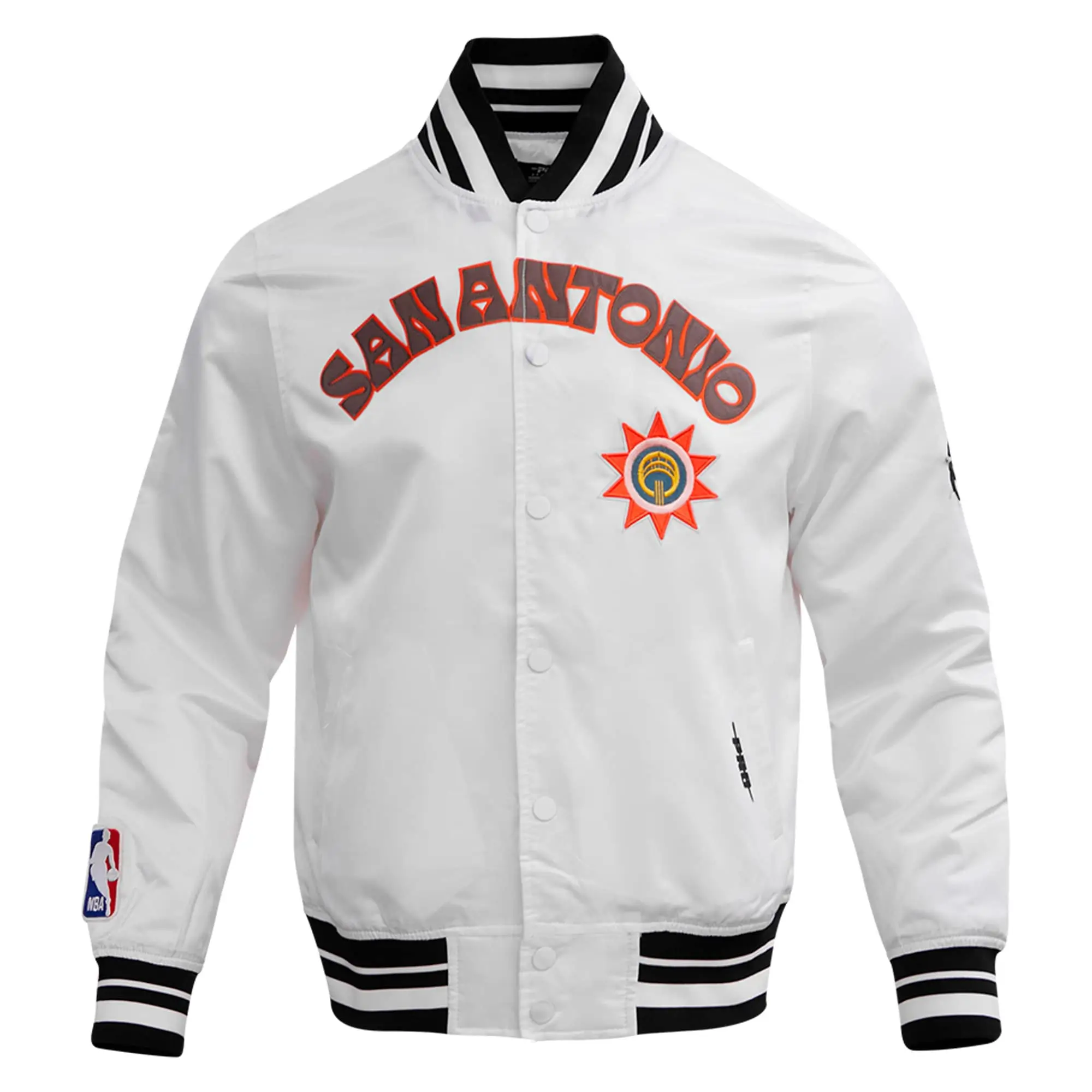 San Antonio Spurs New City Edition White Varsity Jacket