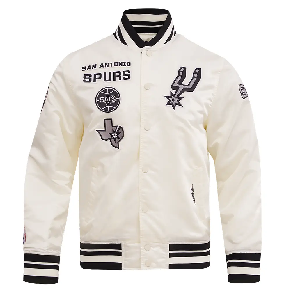 San Antonio Spurs Retro Classic Rib Varsity Jacket