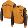 San Diego Padres Classic Wool & Leather Varsity Jacket 1