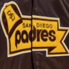 San Diego Padres Lightweight Satin Full-Snap Jacket 2