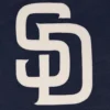 San Diego Padres Navy Full Leather Varsity Jacket 2