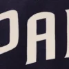 San Diego Padres One Color Handcrafted Logo Navy Wool Varsity Jacket 3