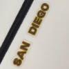 San Diego Padres Retro Classic Cream & Black Varsity Jacket 6