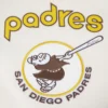 San Diego Padres Retro Classic Cream & Black Varsity Jacket 9
