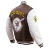 San Diego Padres Retro Classic Wool & Leather Varsity Jacket 1