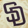 San Diego Padres Team OG 2.0 Satin Full-Zip Varsity Gold Jacket 5