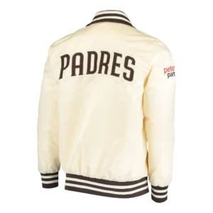 San Diego Padres The Captain Full Zipper Varsity Jacket 1