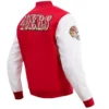San Francisco 49ers Classic Wool Varsity Red Jacket 3