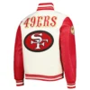San Francisco 49ers Retro Classic Varsity Jacket 1