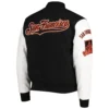 San Francisco Giants Classic Logo Black & White Varsity Jacket 1