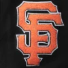 San Francisco Giants Classic Logo Black & White Varsity Jacket 2