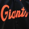 San Francisco Giants Lightweight Satin Full-Snap Jacket 2