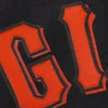 San Francisco Giants One Color Handcrafted Logo Black Wool Varsity Jacket 2 - Copy