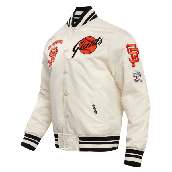 San Francisco Giants Retro Classic Satin Varsity Jacket
