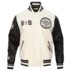 San Francisco Giants Rickwood Classic Wool & Leather Varsity Jacket – WhiteBlack 2