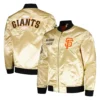 San Francisco Giants Team OG 2.0 Satin Full-Zip Varsity Gold Jacket 8