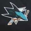 San Jose Sharks Cooperstown Black Jacket 2