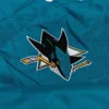 San Jose Sharks Teal Letterman Jacket 2
