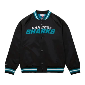San Jose Sharks Throwback Wordmark Jacket